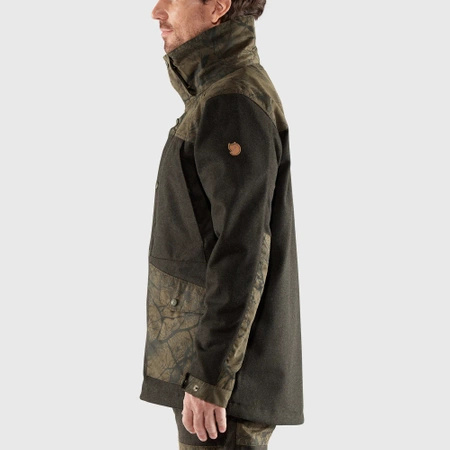 Kurtka softshellowa męska Fjällräven Värmland Wool Jacket M outdoorowa zielona (F86903-633-636)