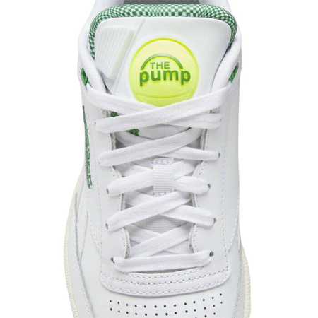 Buty sportowe damskie REEBOK CLUB C 85 PUMP klasyczne skórzane sneakersy białe (GW4794)