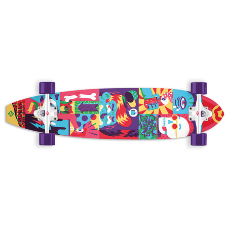 Longboard Street Surfing Cut Kicktail 36' Comics (0614011/2/UNI)