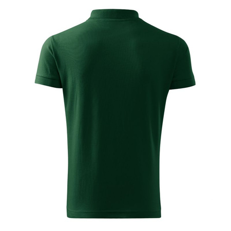 Koszulka polo Malfini Cotton M dark green (MLI-212D3)