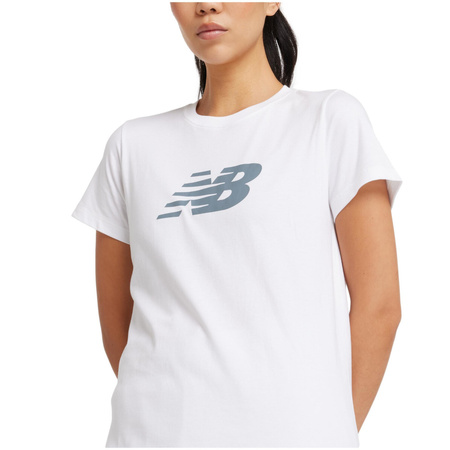 Koszulka New Balance SPORT JERSEY LOGO T-SHIRT Biały (WT43582WT)