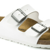 Klapki damskie Birkenstock Arizona Birko-Flor Narrow White na wąską stopę (0552683)