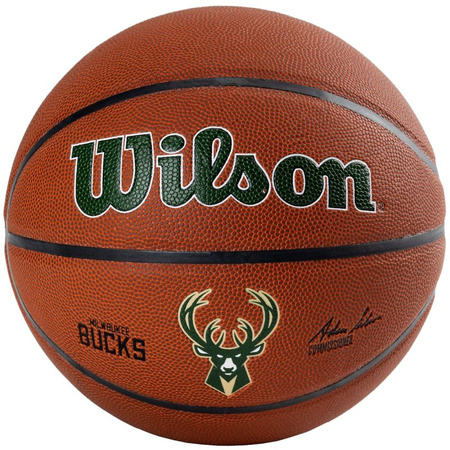 Piłka Wilson Team Alliance Milwaukee Bucks Ball  (WTB3100XBMIL)