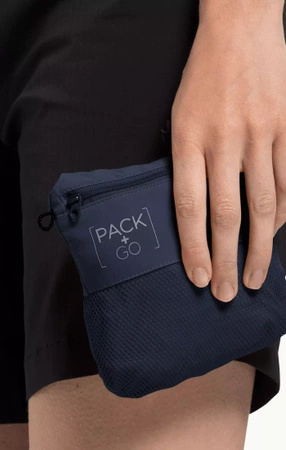 Wyprzedaż - Spodenki na lato damskie Jack Wolfskin Pack & Go Short W Night Blue (1507391_1010)
