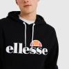 Wyprzedaż - Bluza z kapturem męska Ellesse SL Gottero OH Hoody Black czarna (SHC07407-011)