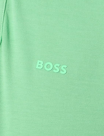 Koszulka męska Polo BOSS Prime Open Green regular fit zielona (50507813-347)