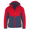 Kurtka softshell dziecięca dla chłopca/dziewczynki Trollkids Kids Kristiansand Jacket bright red/mystic blue (320-410)