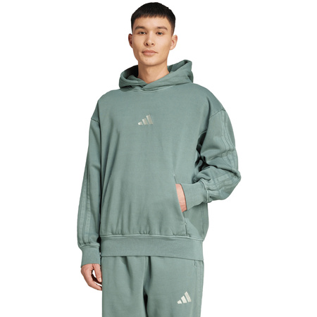 Bluza męska adidas A SZN W FL HD zielona (JL6538)