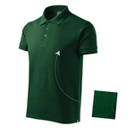 Koszulka polo Malfini Cotton M dark green (MLI-212D3)