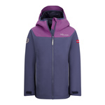 Kurtka przeciwdeszczowa dziecięca dla dziewczynki Trollkids Girls Bergen Jacket violet blue/mallow pink (611-111)