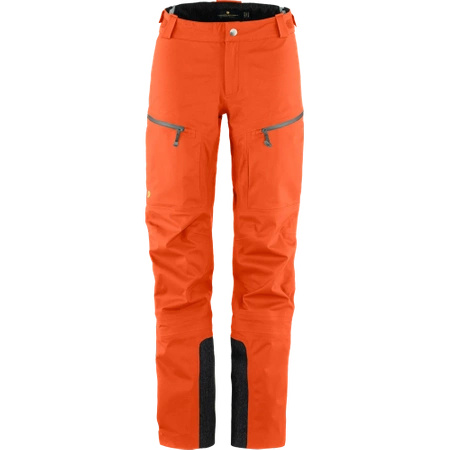 Spodnie damskie Fjällräven Bergtagen Eco-Shell Trousers W Hokkaido Orange (F86632-208)