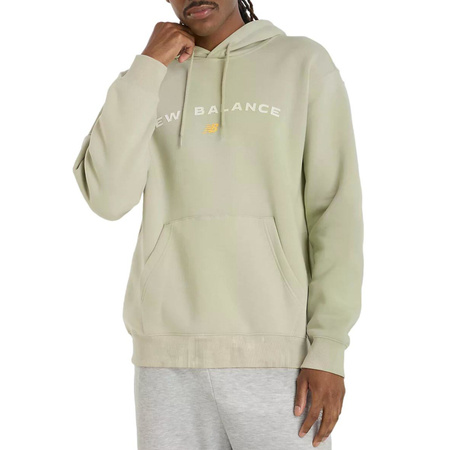 Bluza New Balance REIMAGINED FLEECE GRAPHIC HOOD Zielony (MT51516OVN)