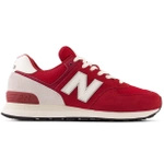 Sneakersy męskie New Balance U574 buty sportowe skórzane czerwone (U574WQ2)