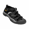 Sandały trekkingowe dziecięce na lato Keen Newport H2 Black/Keen Yellow czarne (KE-1022838)