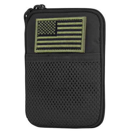 Condor - Pocket Pouch + US Flag Patch - Czarny (MA16-002)