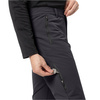 Wyprzedaż - Spodnie długie męskie Jack Wolfskin Activate Thermic Pants trekkingowe ocieplane czarne (1503602_6000)
