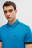 Koszulka Polo męska BOSS Paddy 1 Turquoise/Aqua regular fit turkusowa (50512995-442)