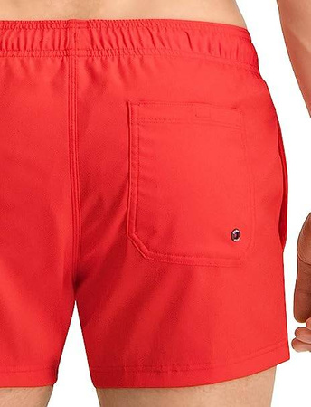 Wyprzedaż - Spodenki plażowe męskie kąpielowe Puma Swim Men Short Length Swim Shorts 1P czerwone (907658-02)
