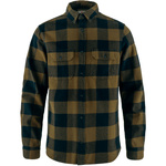 Koszula z długim rękawem męska Fjällräven Övik Heavy Flannel Shirt M Wood Brown-Dark Navy (F82978-265-555)