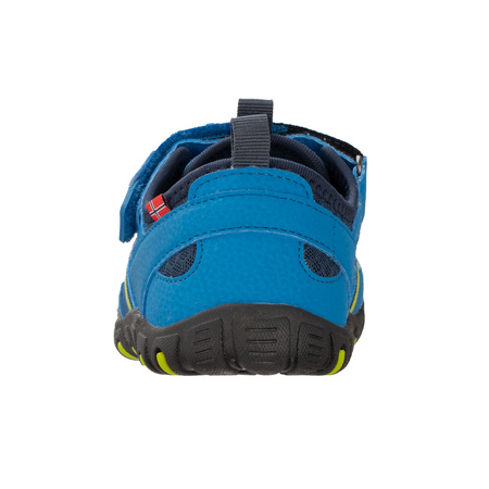 Sandały sportowe dziecięce dla chłopca/dziewczynki Trollkids Kids Sandefjord Sandal XT medium blue/lime (668-106)