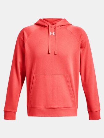 Bluza z kapturem męska UNDER ARMOUR Rival kangurka czerwona (1379757-690)