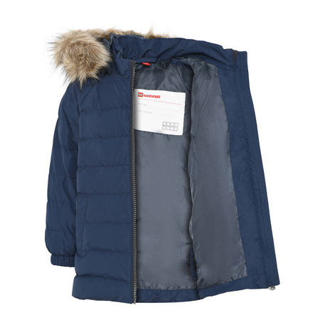 Wyprzedaż - Kurtka zimowa dziecięca Lego Wear LWJULIO 714 Jacket kurtka puchowa granatowa (22886-590)