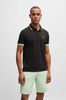 Koszulka Polo męska BOSS Paddy 1 Charcoal regular fit czarna (50512995-016)