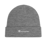 Czapka zimowa męska Champion Legacy BEANIE CAP ciepła szara (804671EM515)