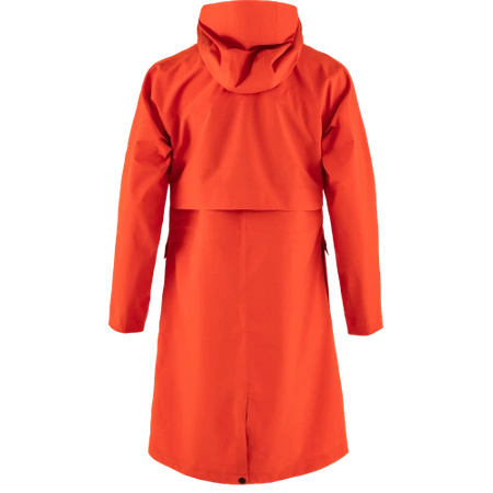 Kurtka softshell damska Fjällräven Vardag Rain Parka W Flame Orange (F14500131-214)