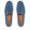 Wyprzedaż - Mokasyny męskie Lloyd EMILIO eleganckie buty ze skóry zamszowej niebieskie (13-422-28)