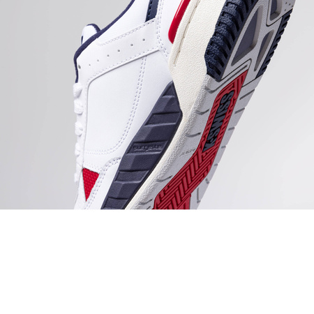 Wyprzedaż - Sneakersy męskie sportowe białe K-Swiss Match Pro LTH tenisówki ze skóry naturalnej (08905-130-M)