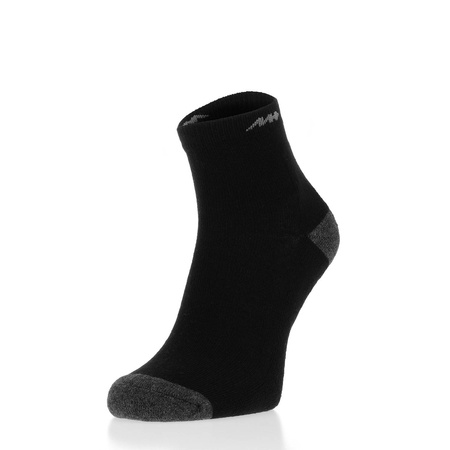 Wyprzedaż - Skarpety damskie/męskie czarne Monotox Basics Ankle Socks Active Cushion Black 2-Pack (SKS20ZKWB)