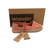 Wyprzedaż - Espadryle damskie Wrangler Nancy C Women Low różowe materiałowe (20241049-43B)
