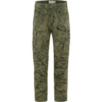 Wyprzedaż - Spodnie męskie Fjällräven Barents Pro Hydratic Trs M Green Camo-Deep Forest (F90228-626-662)