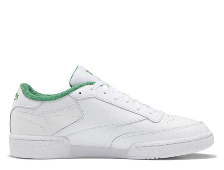 Buty sportowe damskie/męskie REEBOK CLUB C 85 klasyczne sneakersy całoroczne białe (IE9387)