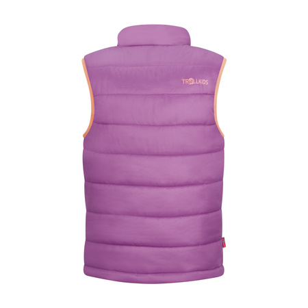 Kamizelka ultralekka dziecięca dla chłopca/dziewczynki Trollkids Kids Trondheim Vest mallow pink/papaya (511-242)