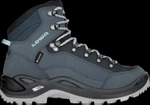 Buty trekkingowe damskie Lowa Renegade GTX mid Ws smokeblue  Gore-Tex wodoodporne oddychające niebieskie (320945 0619)