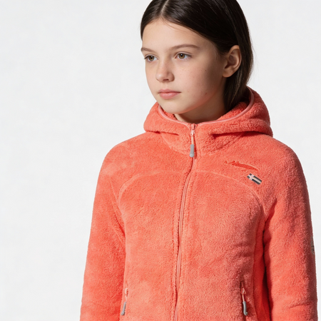 POLAR dla dziewczynki Geographical Norway UPALOOD SAUMON DB GIRL 047-1 SALMON (WZ8857E/GN-SAUMON)