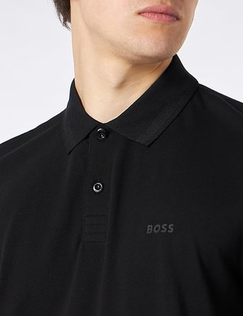 Koszulka Polo męska BOSS Pio 1 NERO regular fit czarna (50507583-001)