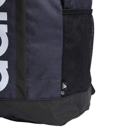 Plecak sportowy damski/męski adidas Essentials Linear Backpack treningowy szkolny granatowy (HR5343)