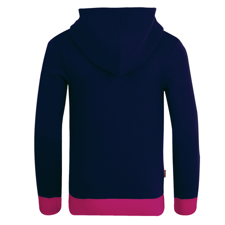 Bluza z kapturem dziecięca dla chłopca/dziewczynki Trollkids Kids Troll Sweater navy/magenta (138-114)