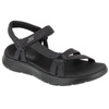 Skechers Go Walk Flex Sandal - Sublime 141451-BBK Czarne 37 (141451-BBK)