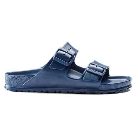 Klapki męskie Birkenstock Arizona Essentials EVA Regular Navy na szeroką stopę piankowe (1019051)