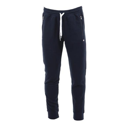 Spodnie dresowe męskie Champion Legacy Rib Cuff Pants sportowe do joggingu granatowe (218707-BS501)