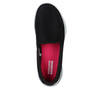 Tenisówki damskie sportowe Skechers Go Walk 5 wsuwane czarne (15901-BKHP)