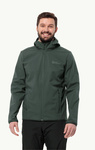 Kurtka outdoorowa męska z kapturem Jack Wolfskin Bornberg Hoody M przejściowa zielona (1307471_4161)