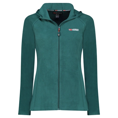 Bluza polarowa damska Geographical Norway Tugood DB Lady 224 rozpinana zielona (WY2914F/GN/DARK GREEN)