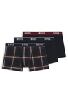 Boss Bodywear Trunk 3P Open Miscellaneous (50531701-982)