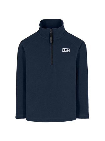 Wyprzedaż - Bluza polarowa dziecięca Lego Wear czarna dla chłopca granatowa (22972-590)