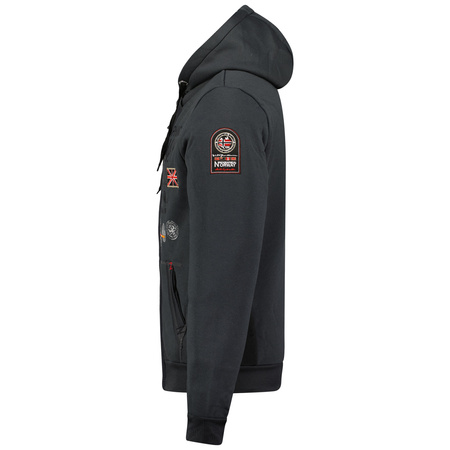 Bluza sportowa męska Geographical Norway Gafont Men 007 z kapturem granatowa (WW6208H/GN/Dark Grey)